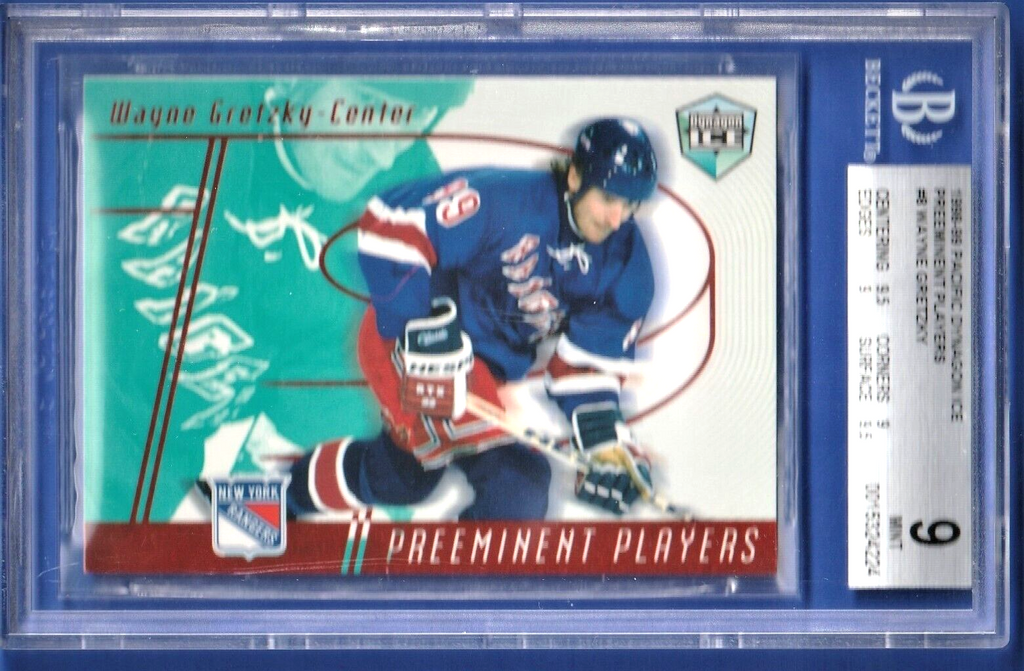 1998 Pacific Dynagon Ice Preeminent Players  - Wayne Gretzky  #8  -  BGS 9 MINT