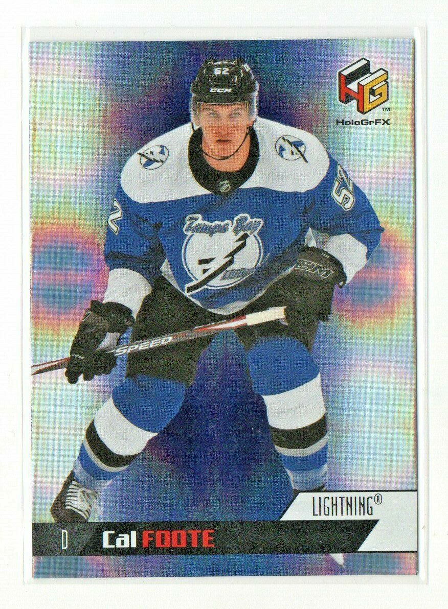 2020-21 Upper Deck Extended Series   HoloGrFx Silver Rookie Cal Foote --  HG-19