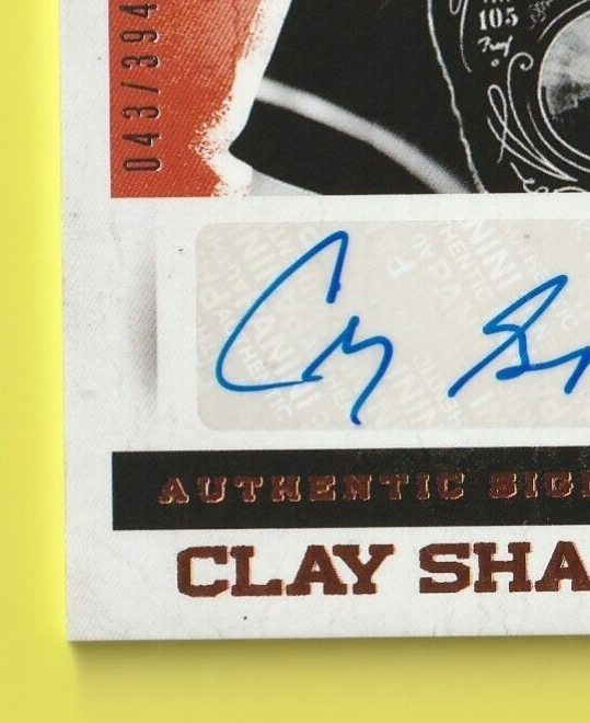 2014 Panini Country Music Authentic Signatures #043 /394 Clay Sharpe #S-CS Auto