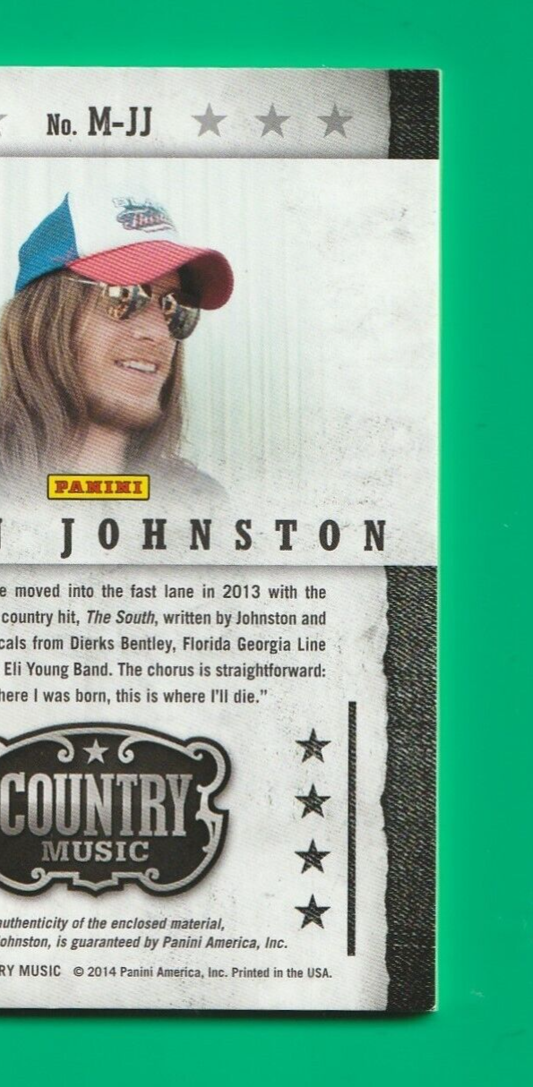 2014 Panini Country Music Jaren Johnston relic  347/499