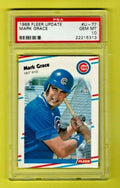 1988 Fleer Update  #U-77 MARK GRACE Rc Chicago Cubs -  Rookie  -  PSA GEM MT 10 