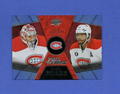 2015-16 UD Full Force Dual Force #DF-8 Carey Price P.K. Subban 595/649 Canadiens