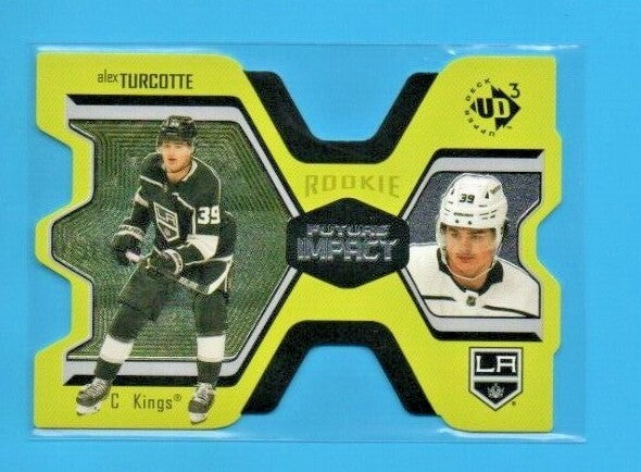 2021/22 UD Extended UD3-39  Alex Turcotte Future Impact Rookie Card 0743/1000