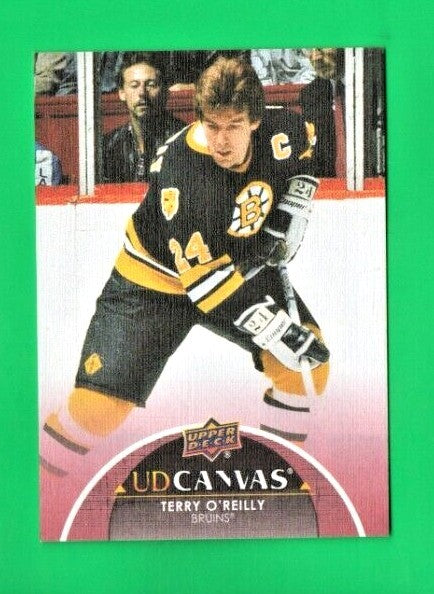 Terry O' Reilly 2021-22 Upper Deck Series 2 Canvas Retired Stars #C248  Bruins