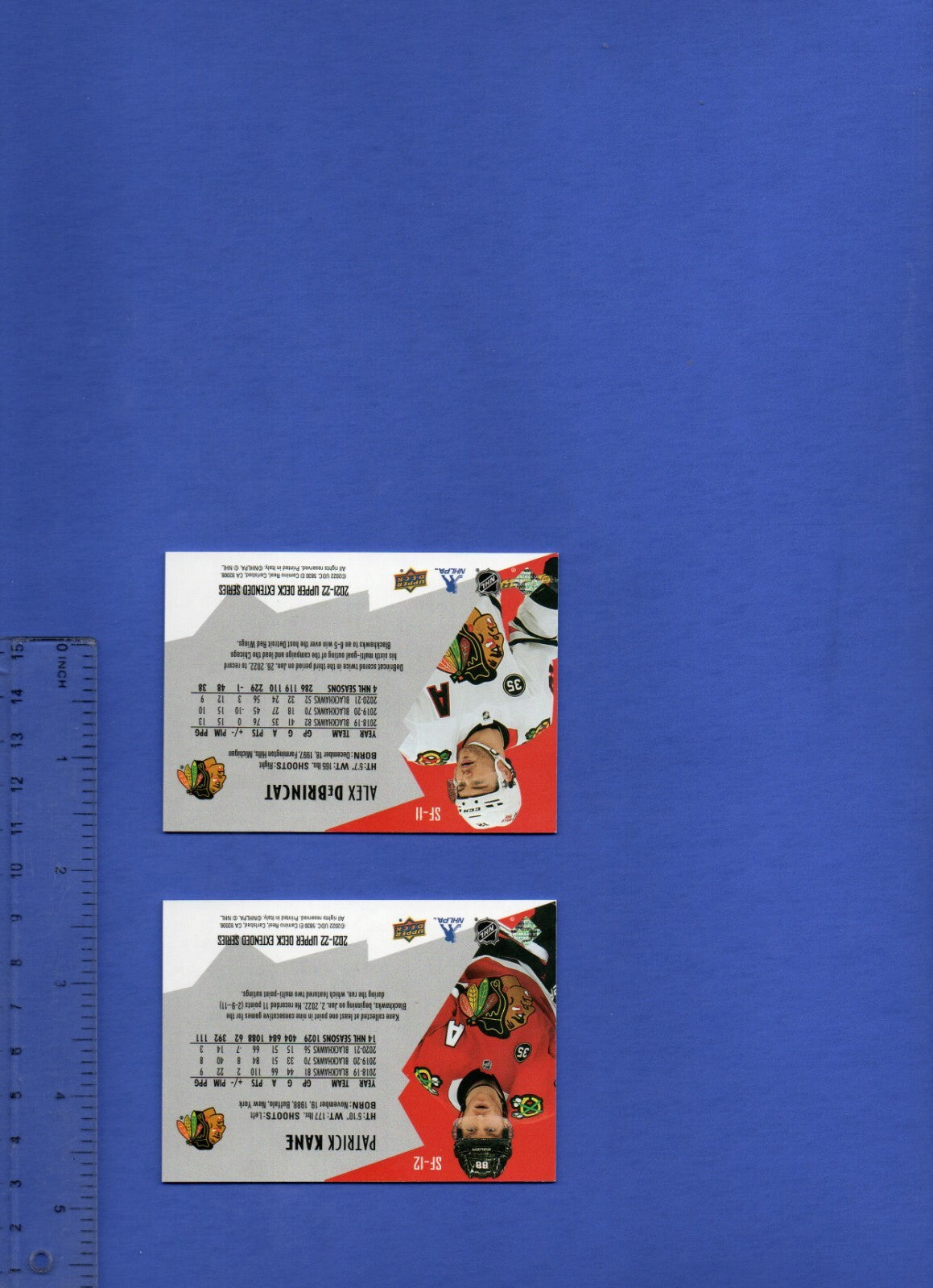 Patrick Kane  2021-22 UD Extended SPxFinite Radiance Silver #SF-12  2937/2999