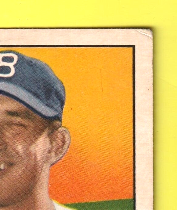 1952 Topps Baseball #53 -  Chris Van Cuyk - Brooklyn Dodgers RC- VG - Black Back