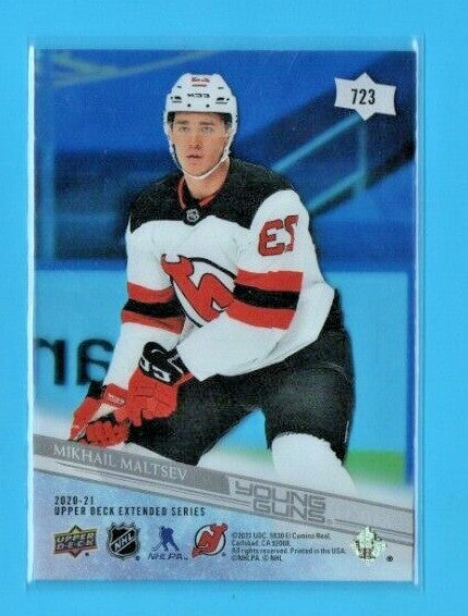 2020-21 Upper Deck Extended Series - Mikhail Maltsev  Young Guns Clear Cut #723 