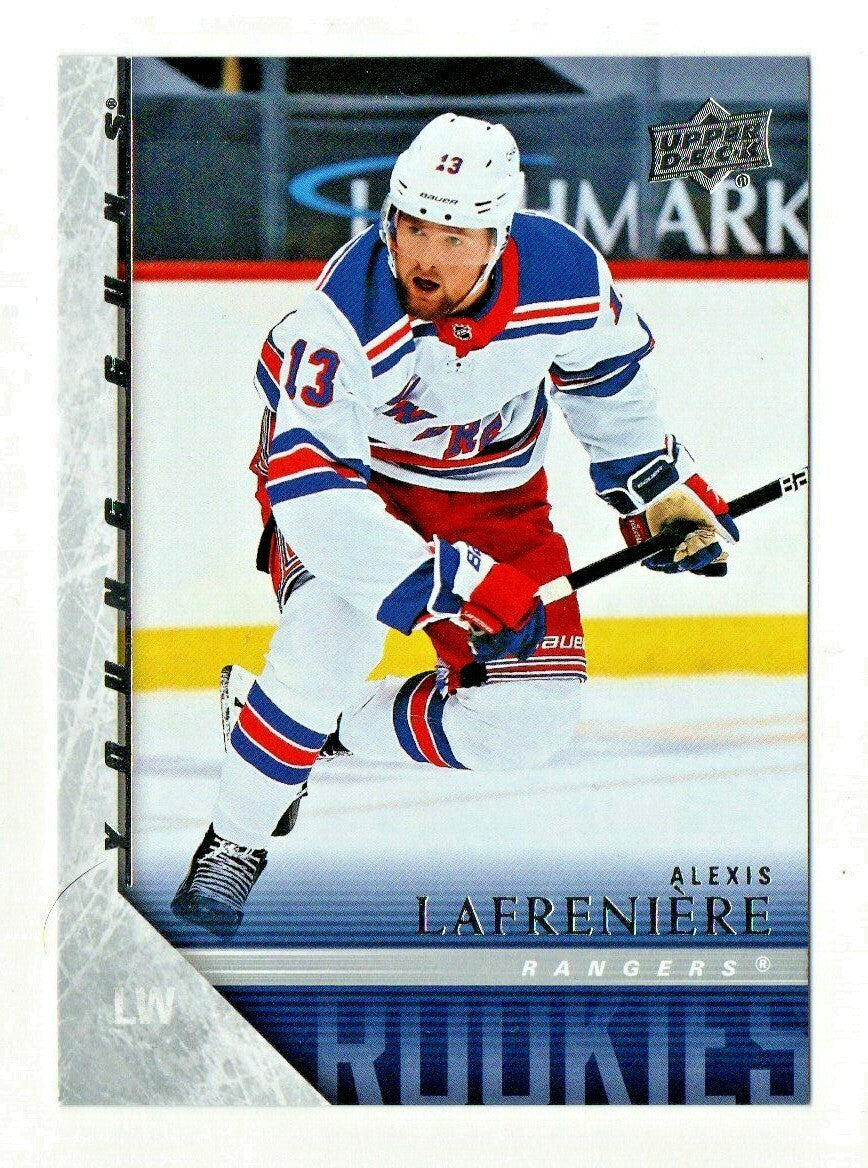 2020-21 Upper Deck Extended Retro Young Guns Tribute T-76 Alexis Lafreniere 