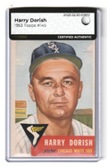 1953 Topps   -    Harry Dorish  #145   -   MBA AUTHENTIC   -   Chicago White Sox