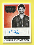 2014 Panini  - Country Music Signatures  - Red - Auto #S-CT Chris Thompson 47/99