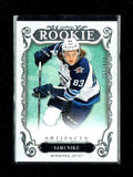 2018-19 ARTIFACTS ROOKIE SAMI NIKU ROOKIE 751/999 WINNIPEG JETS #175