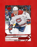 2020-21 Overtime  Red  Foil #33  -  30/99  -  Nick Suzuki  -  Montreal Canadiens