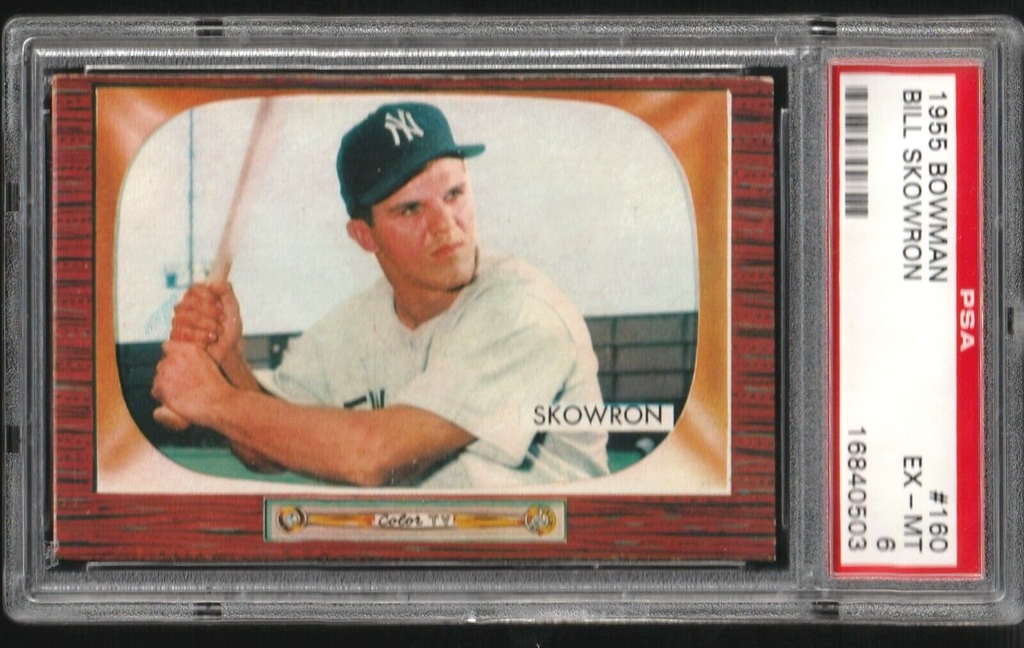 1955 Bowman   #160   -   Bill Skowron   -   New York Yankees   -   PSA 6 EX-MT