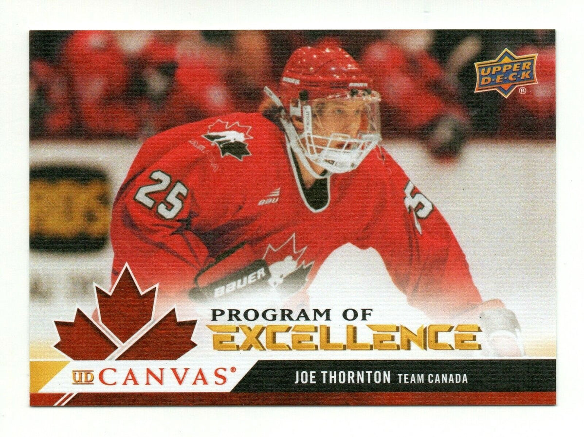 2020-21 Upper Deck Series 2 Program of Excellence C268 JOE THORNTON Team Canada 