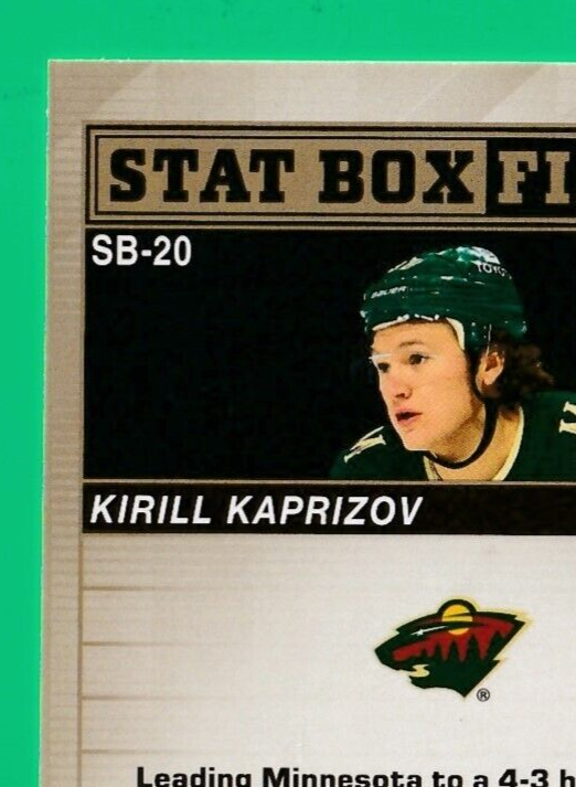 2023-24 Upper Deck KIRILL KAPRIZOV Stat Box Fillers Gold SGC 10 #SB-20
