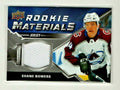 2020-21 Upper Deck Series 2 ROOKIE MATERIALS - Shane Bowers - Colorado Avalanche