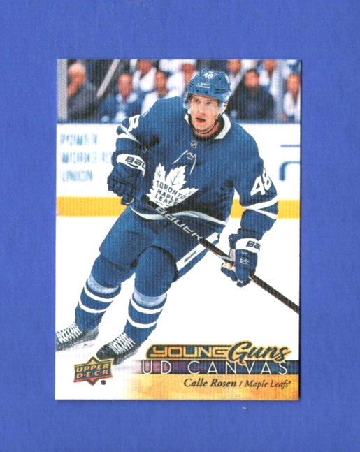 2017-18 Upper Deck  - Calle Rosen  - Young Guns Canvas Rookie  Maple Leafs #C104