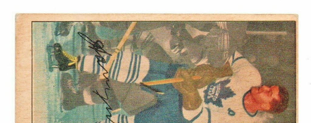 1954-55 PARKHURST HARRY WATSON #17 TORONTO MAPLE LEAFS BIO BACK 