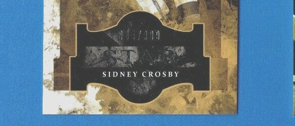 2011-12 UD ARTIFACTS  -   SIDNEY CROSBY  -  STAR 965/999  -  PITTSBURGH PENGUINS