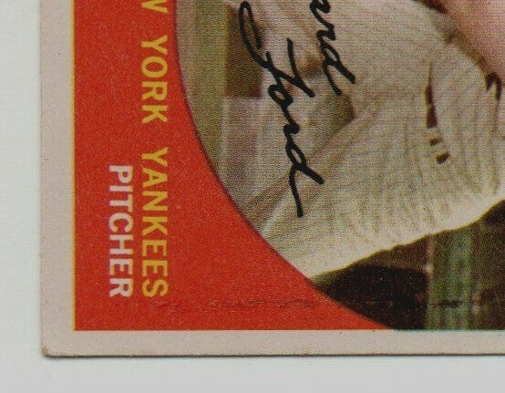 Whitey Ford New York Yankees 1959 Topps Baseball Card #430 VG-EX