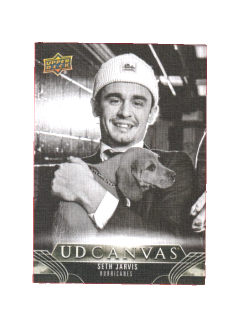 2023-24 Upper Deck Series 2 UD Canvas Black & White SETH JARVIS #C136 Hurricanes