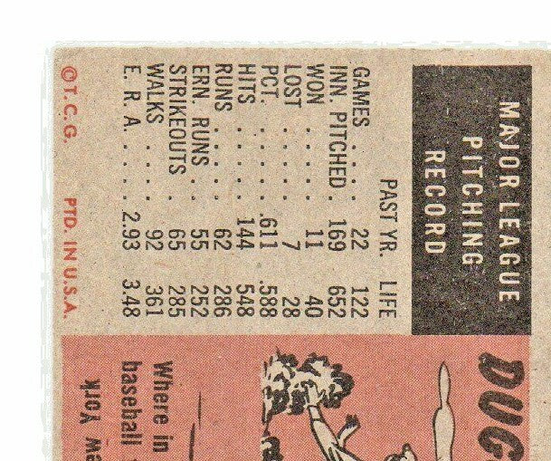 1953 Topps Baseball Card #164 - Frank Shea -  Washington Senators - VG-EX