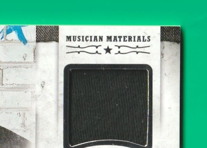 BRIAN KELLEY 2014 Panini Country Music  -  Musician Materials   Relic #D 344/399