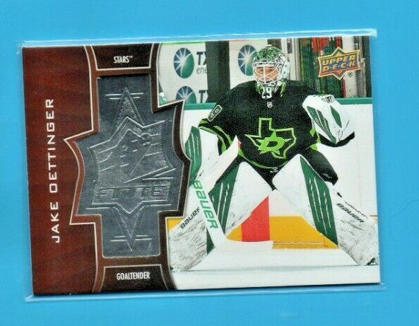 Jake Oettinger RC Spx Finite #Sf-37 0230/2999 Extended Series 2020-21 Dallas 
