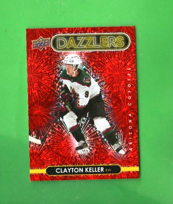 2021-22 Upper Deck Dazzlers  RED   #DZ-53  -  Clayton Keller  -  Arizona Coyotes