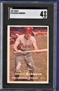 1957 Topps #70    -    Richie Ashburn    -   Philadelphia Phillies - SGC 4 VG-EX