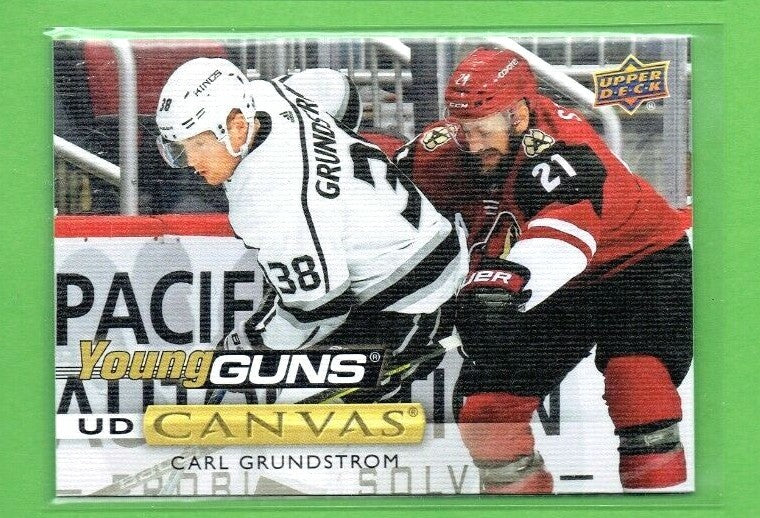 2019-20 Upper Deck  YOUNG GUNS CANVAS  -   Carl Grundstrom    -   L.A. Kings C98
