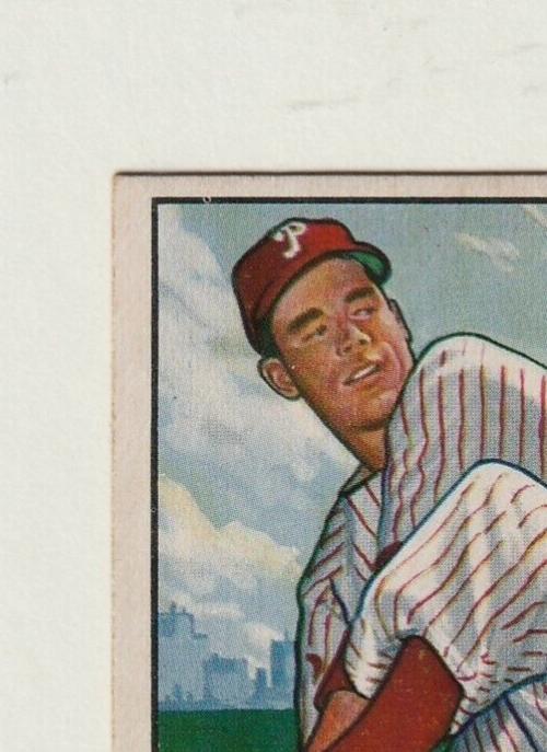 1951 Bowman  #220  -   BOB MILLER  -  Philadelphia Phillies   -  EX