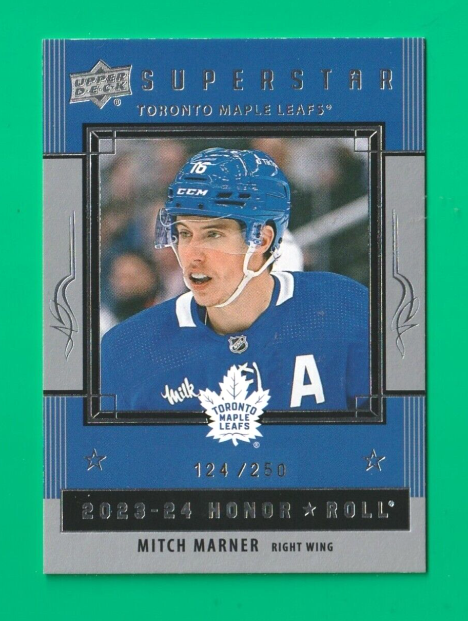 2023-24 Upper Deck Series 1 Honor Roll Silver Rainbow /250 Mitch Marner #HR-16