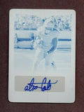 2016 Leaf Metal Draft Cyan Plate Alex Collins ROOKIE RC AUTO 1/1 #BA-AC1