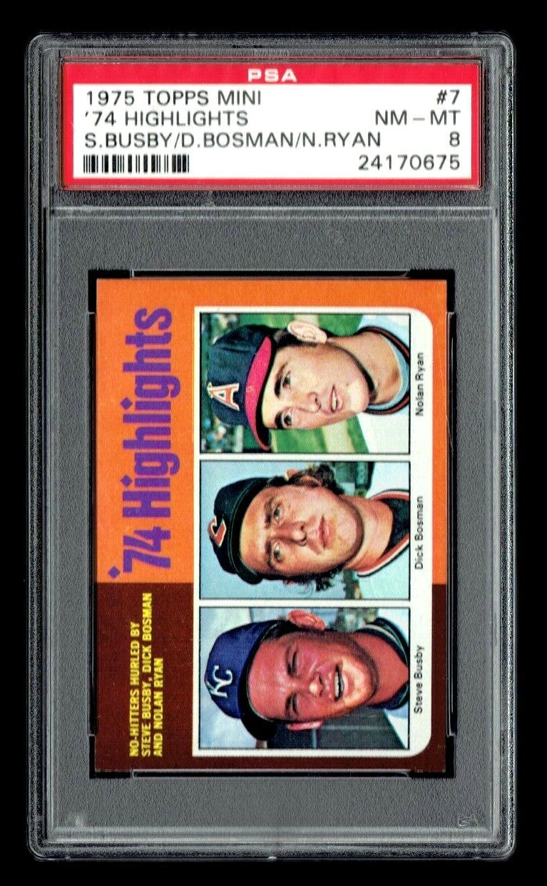 NOLAN RYAN  -  ONLY GRADED CARDS - ROOKIE - PLUS OTHERS 