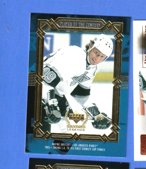 4 wayne gretzky cards  2 player of the century  2 other cards