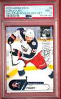 2020 Upper Deck NHL Star Rookies Box Set  -  Liam Foudy  -  ROOKIE #5 PSA 9 MINT