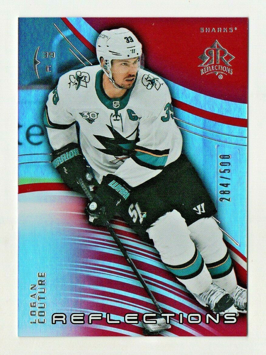 2020-21 Upper Deck Extended Series Ruby  REFLECTIONS - Logan Couture 284/500 #36