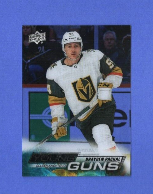 2022-23 Upper Deck Clear Cut Young Guns Rookie #246 Brayden Pachal - Vegas