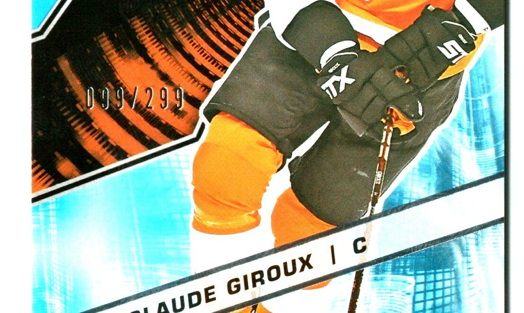 2018-2019 Upper Deck SPX  base CLAUDE GIROUX Philadelphia Flyers #9  --  099/299