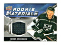 Rookie Materials Jersey Mikey Anderson 2020-21 Upper Deck Series 2 Kings - Black