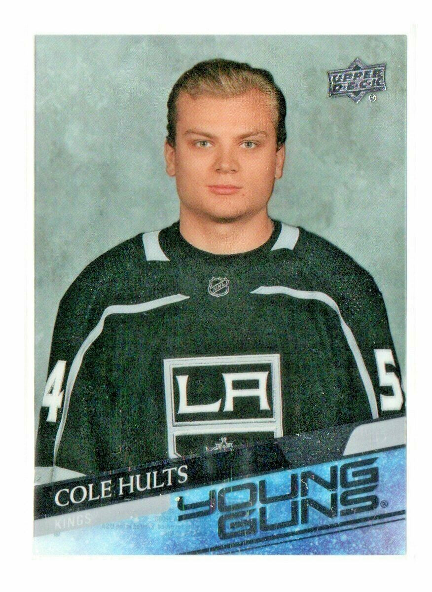 2020-21 UD Extended Series Young Guns Clear Cut #724 Cole Hults - LA Kings