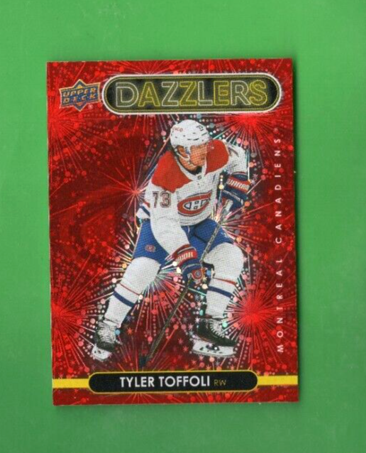 2021/22 Upper Deck  -  Tyler Toffoli  -  Dazzlers Red  -  Montreal Canadiens