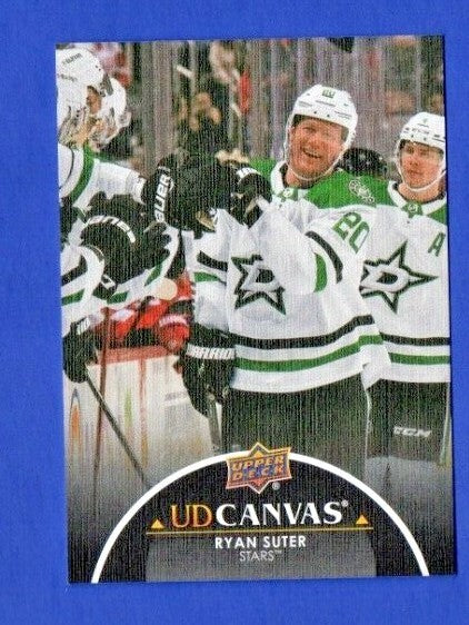 2021-22 UD Extended Series UD Canvas Black #C296    Ryan Suter   -  Dallas Stars
