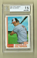 1982 Topps Traded #98T  CAL RIPKEN JR. Baltimore Orioles  Beckett 7.5 NM+ Rookie