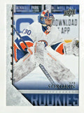 Ilya Sorokin 2020-21 UD Extended Series 05-06 UD Tribute Young Guns Rookie 