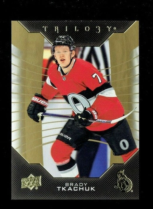 2019-20 Upper Deck Trilogy Hockey Base 3 Card lot