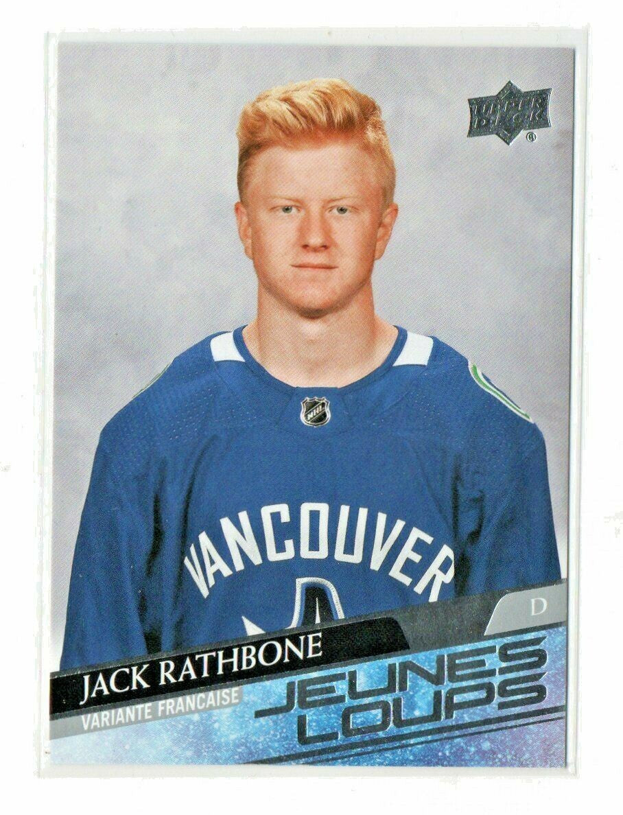2020-21 Upper Deck Extended Jack Rathbone #717 RC Young Guns French Jeunes Loups
