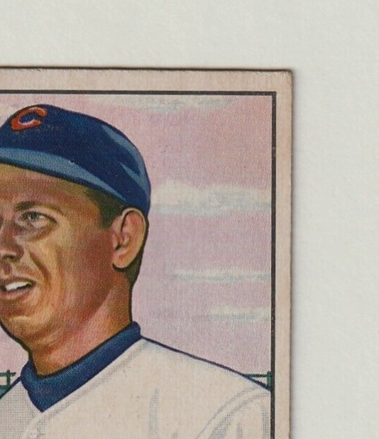 1951 Bowman #212:   -  BOB RUSH     "Chicago Cubs" ~  VG-EX