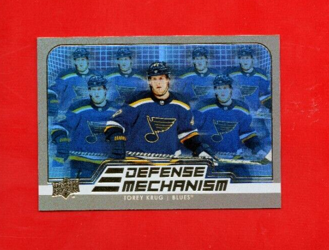 2022-23 Upper Deck Series 1 DEFENSE MECHANISM GOLD #10 Blues  - TOREY KRUG  - SP